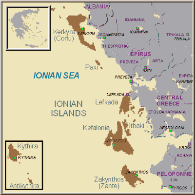 Ionian Islands, British Protectorate (1810 - 1864) - Dead Country ...